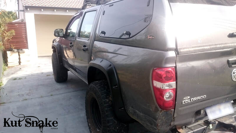 Kut Snake Flares for Holden Colorado RC 2008-2011 ABS - Sunyee