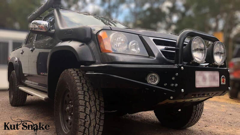 Kut Snake Flares for Holden Colorado RC 2008-2011 ABS - Sunyee