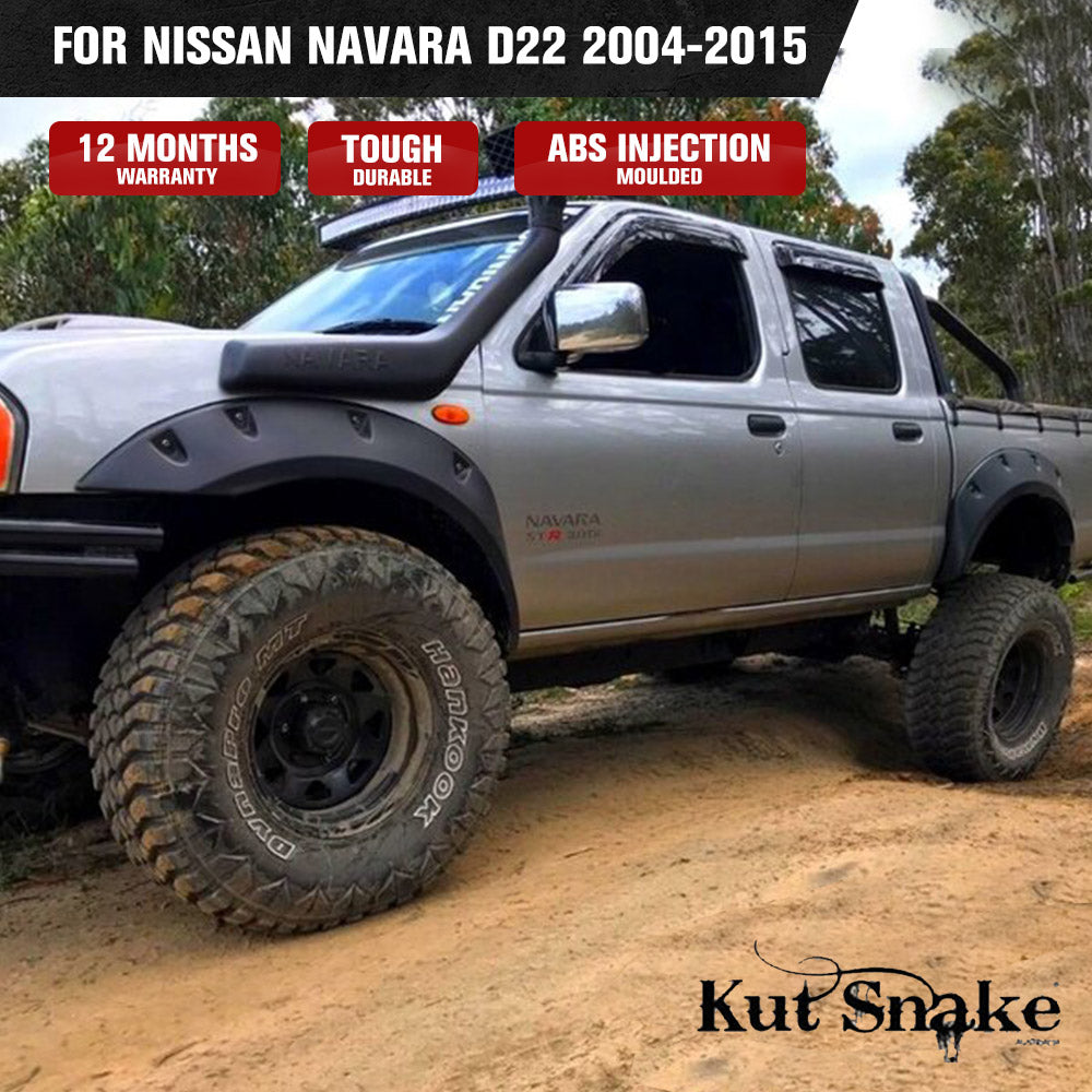 Kut Snake Flares for Nissan Navara D22 2004-2015 ABS - Sunyee