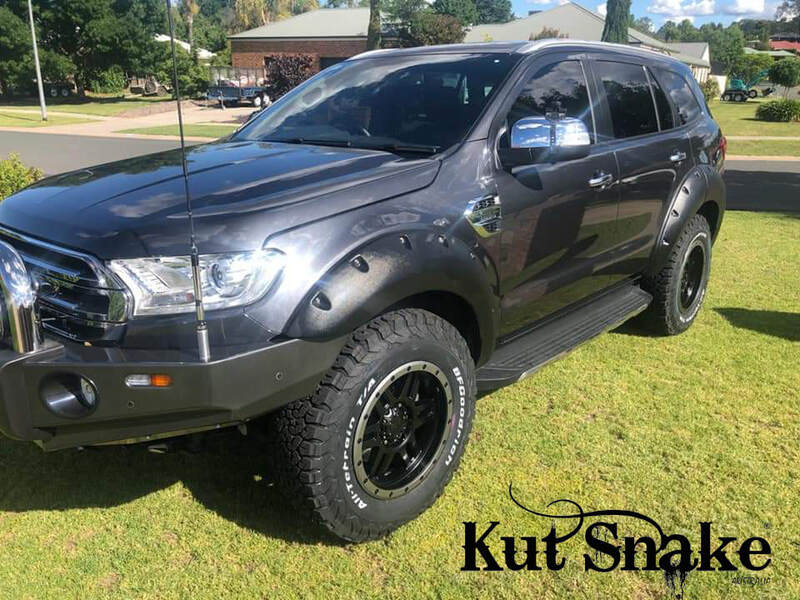 Kut Snake Flares for Ford Everest 2015-Current ABS - Sunyee