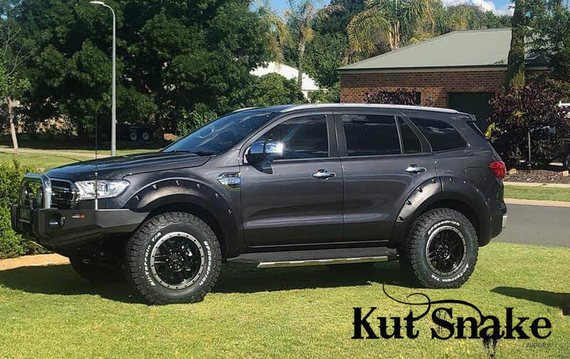 Kut Snake Flares for Ford Everest 2015-Current ABS - Sunyee
