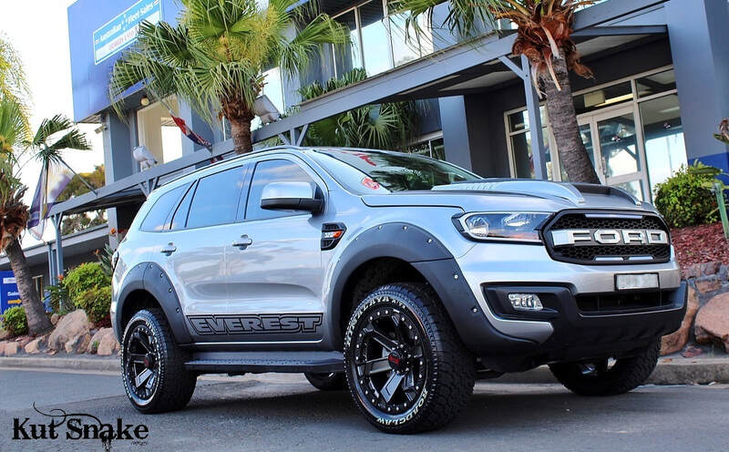 Kut Snake Flares for Ford Everest 2015-Current ABS - Sunyee