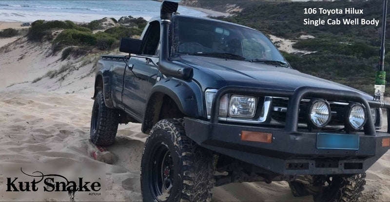 Kut Snake Flares for Toyota Hilux 106 Series 1989-1997 Dual Cab ABS - Sunyee