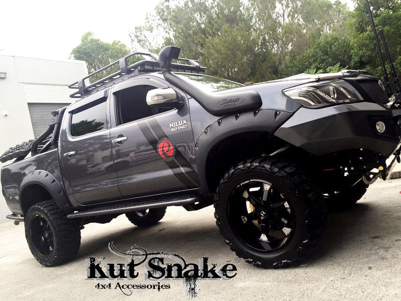 Kut Snake Flares for Toyota Hilux N70 09/2011-15 SR / SR5 Slimline ABS - Sunyee