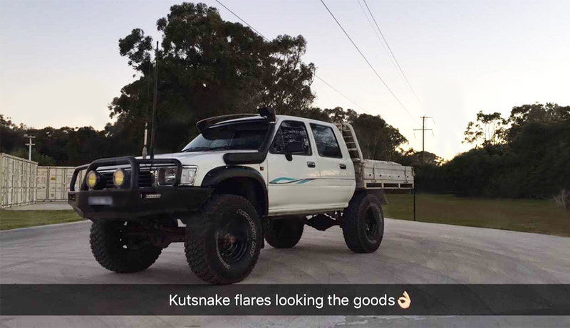 Kut Snake Flares for Toyota Hilux 167 Series 1997-2004 ABS - Sunyee