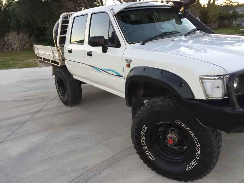 Kut Snake Flares for Toyota Hilux 167 Series 1997-2004 ABS - Sunyee