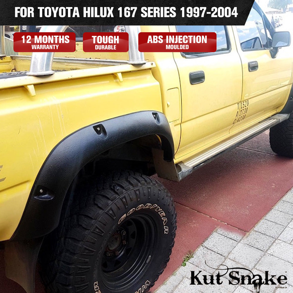 Kut Snake Flares for Toyota Hilux 167 Series 1997-2004 ABS - Sunyee