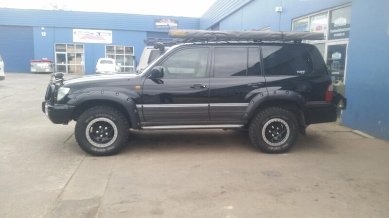 Kut Snake Flares for Toyota Landcruiser 100 Series ABS - Sunyee