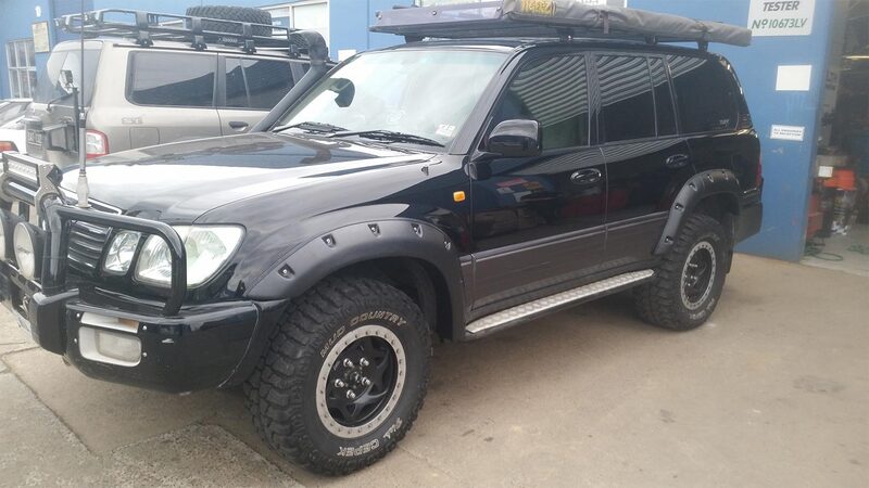 Kut Snake Flares for Toyota Landcruiser 100 Series ABS - Sunyee