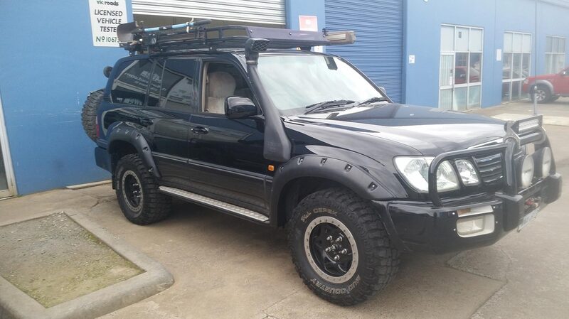 Kut Snake Flares for Toyota Landcruiser 100 Series ABS - Sunyee