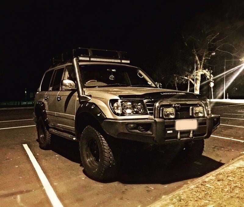 Kut Snake Flares for Toyota Landcruiser 100 Series ABS - Sunyee