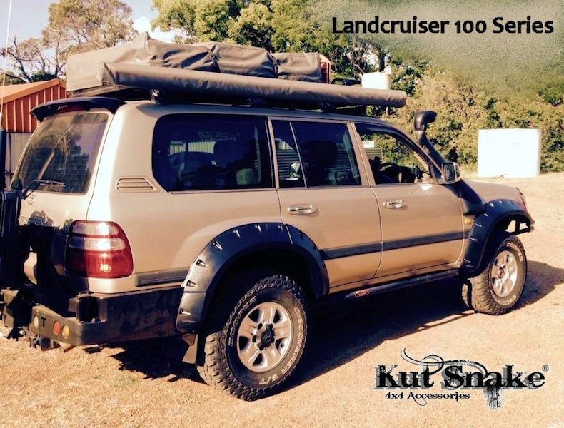 Kut Snake Flares for Toyota Landcruiser 100 Series Monster ABS - Sunyee