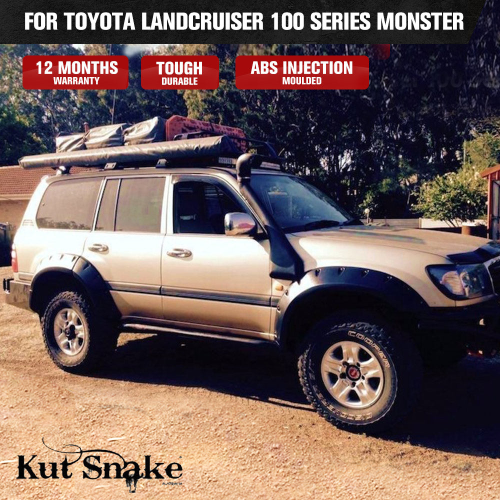 Kut Snake Flares for Toyota Landcruiser 100 Series Monster ABS - Sunyee