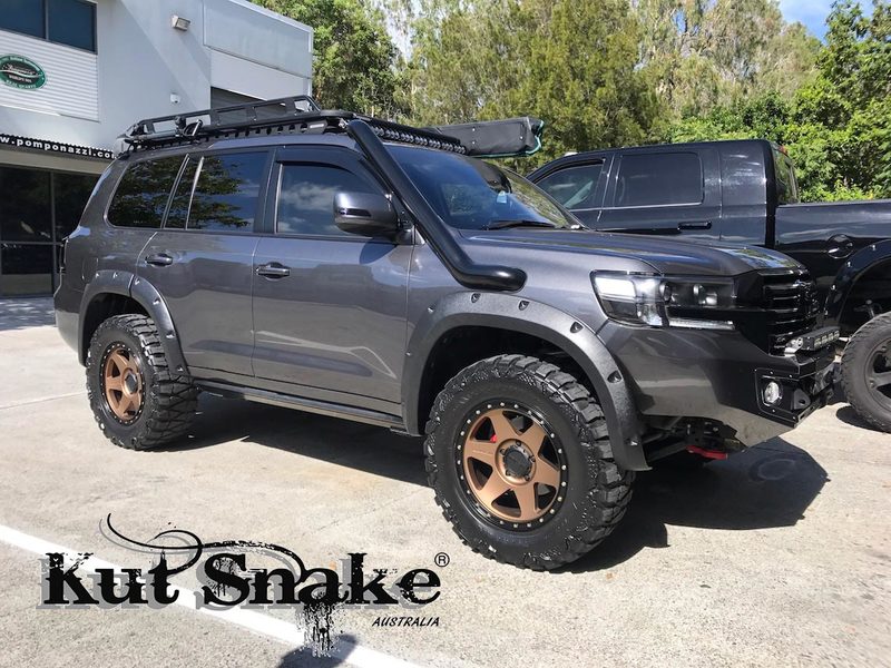 Kut Snake Flares for Toyota Landcruiser 200 Series ABS Smooth Finish - Sunyee