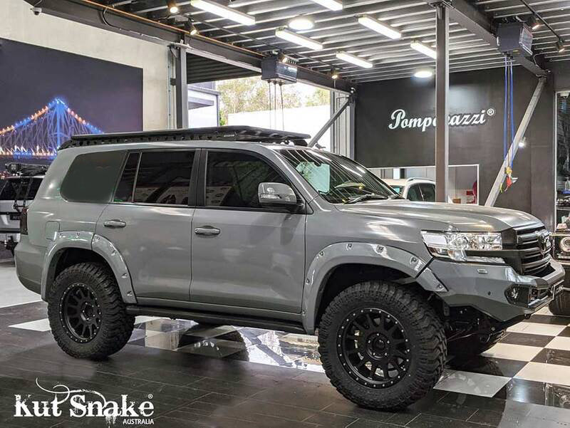 Kut Snake Flares for Toyota Landcruiser 200 Series ABS Smooth Finish - Sunyee