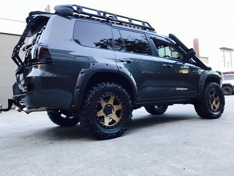 Kut Snake Flares for Toyota Landcruiser 200 Series ABS Smooth Finish - Sunyee