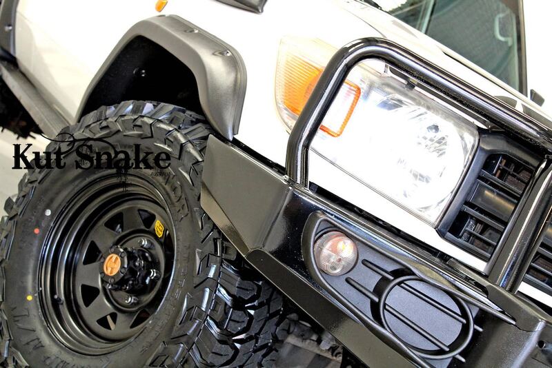 Kut Snake Flares For Toyota Landcruiser 76 Series ABS Kit Full Set 2007-on - Sunyee