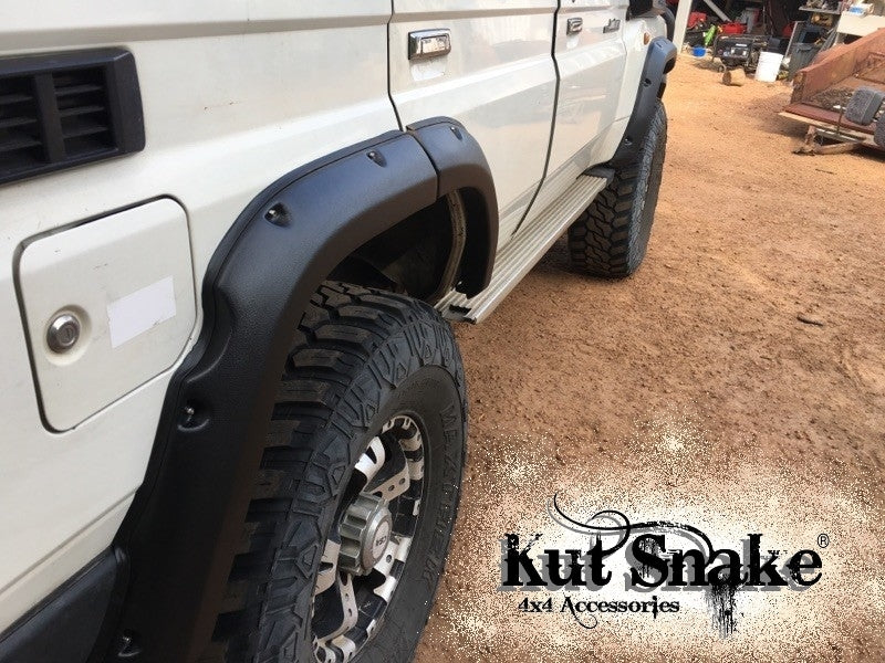 Kut Snake Flares For Toyota Landcruiser 76 Series ABS Kit Full Set 2007-on - Sunyee