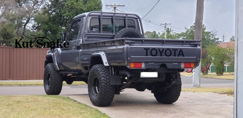Kut Snake Flares For Toyota Landcruiser 79 Series Single Cab Well Body Complete Set - Sunyee