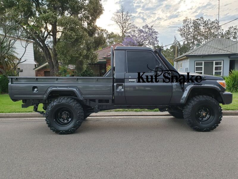 Kut Snake Flares For Toyota Landcruiser 79 Series Single Cab Well Body Complete Set - Sunyee