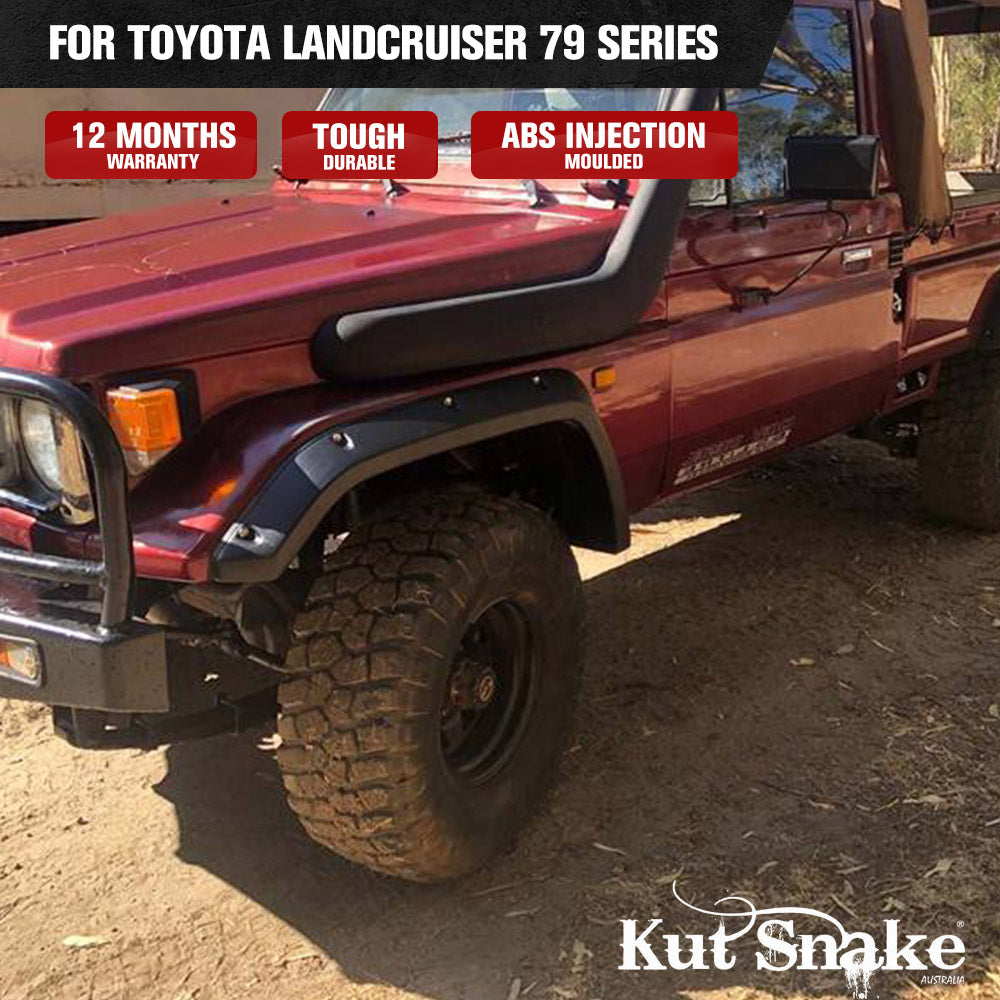 Kut Snake Flares For Toyota Landcruiser 79 Series Single Cab Well Body Complete Set - Sunyee