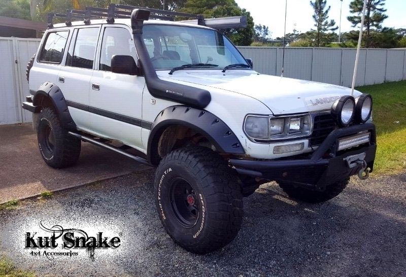 Kut Snake Flares for Toyota Landcruiser 80 Series - Monster 1990-1997 ABS - Sunyee