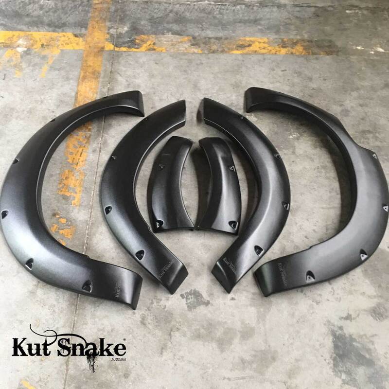 Kut Snake Flares for Nissan Navara NP300 ABS Slimline 50mm ABS - Sunyee