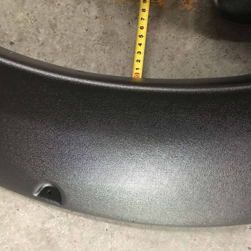 Kut Snake Flares for Nissan Navara NP300 ABS Slimline 50mm ABS - Sunyee