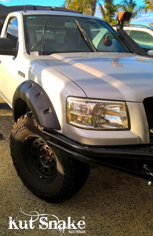 Kut Snake Flares For Ford Ranger PJ PK 2007-2011 ABS Full Set - Sunyee
