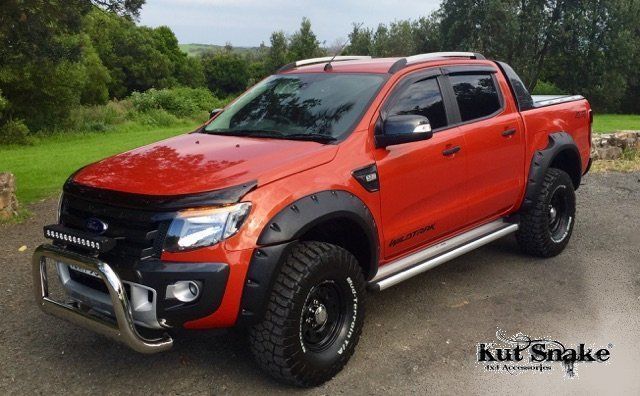Kut Snake Flares for Ford Ranger PX 2012-2018 Slimline ABS - Sunyee