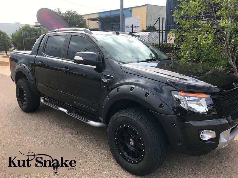 Kut Snake Flares for Ford Ranger PX 2012-2018 Slimline ABS - Sunyee