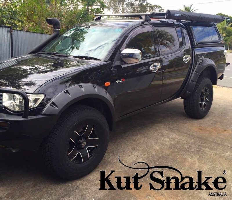 Kut Snake Flares for Mitsubishi Triton ML / MN 2006-2015 ABS - Sunyee