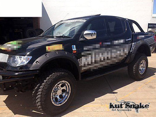 Kut Snake Flares for Mitsubishi Triton ML / MN 2006-2015 ABS - Sunyee