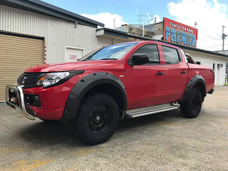 Kut Snake Flares for Mitsubishi Triton MQ 2015-10/2018 Full Set ABS - Sunyee