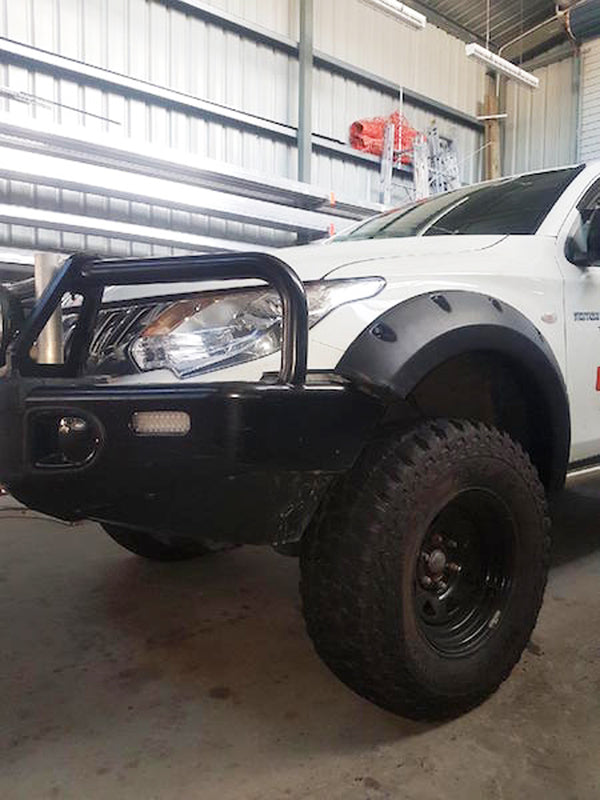 Kut Snake Flares for Mitsubishi Triton MQ 2015-10/2018 Full Set ABS - Sunyee