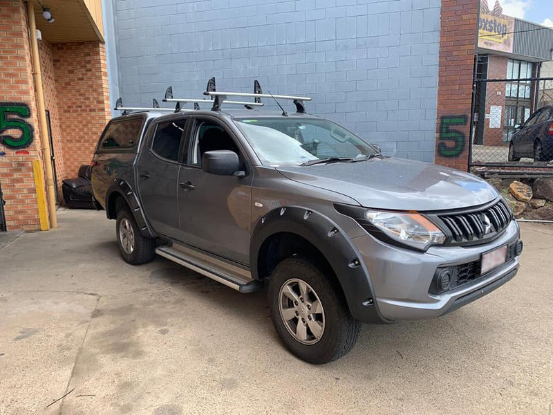 Kut Snake Flares for Mitsubishi Triton MQ 2015-10/2018 Full Set ABS - Sunyee