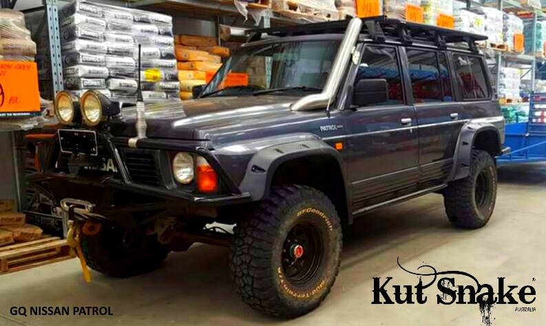 Kut Snake Flares for Nissan Patrol GQ 1990-1997 ABS - Sunyee