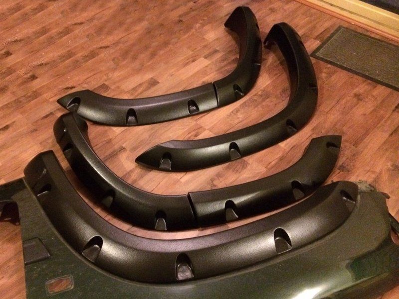 Kut Snake Flares for Nissan Patrol GU Series 1 2 3, 1997-2004 Full Set 4 ABS - Sunyee