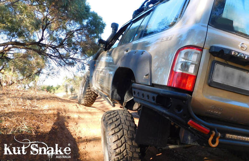 Kut Snake Flares for Nissan Patrol GU Series All Models ABS 75mm - Sunyee