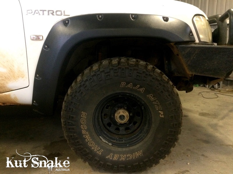 Kut Snake Flares for Nissan Patrol GU Series All Models ABS 75mm - Sunyee