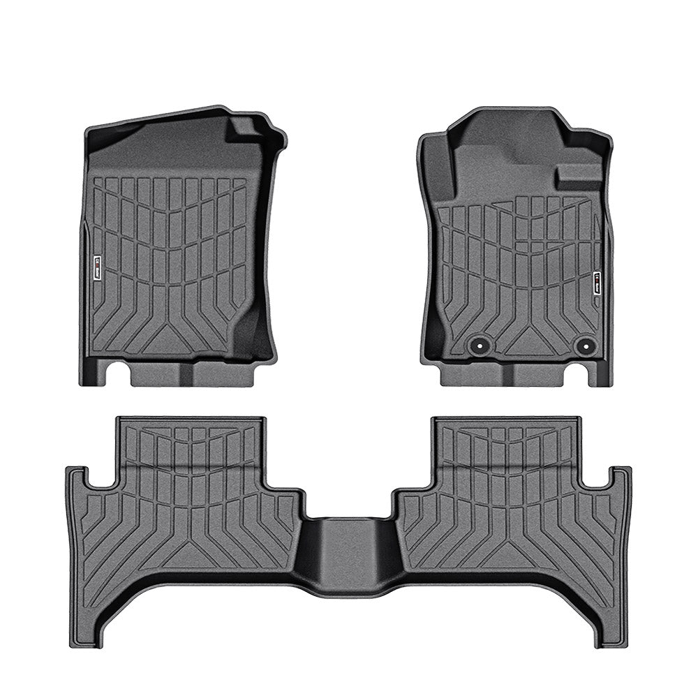 3D TPE Car Floor Mats for Mitsubishi Triton MQ 2015-2018 - Sunyee