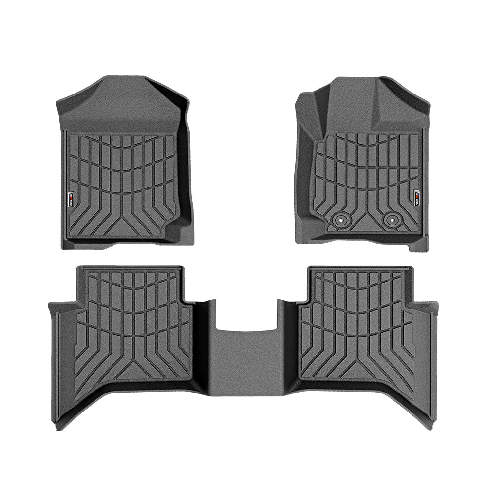 3D TPE Car Floor Mats Fit Ford Ranger Wildtrak Raptor PX PX2 2011-MY2022 - Sunyee