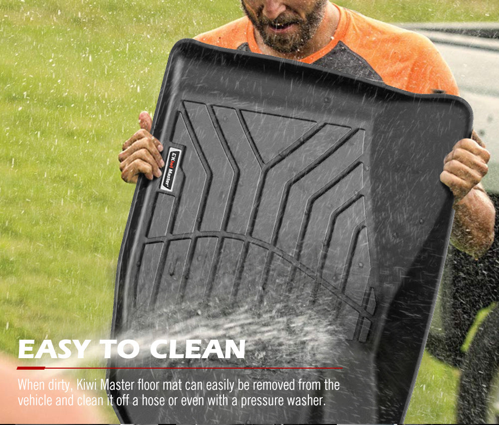 Kiwi Master 3D TPE Car Floor Mats Liner Fit GWM Tank 300 2022+ - Sunyee