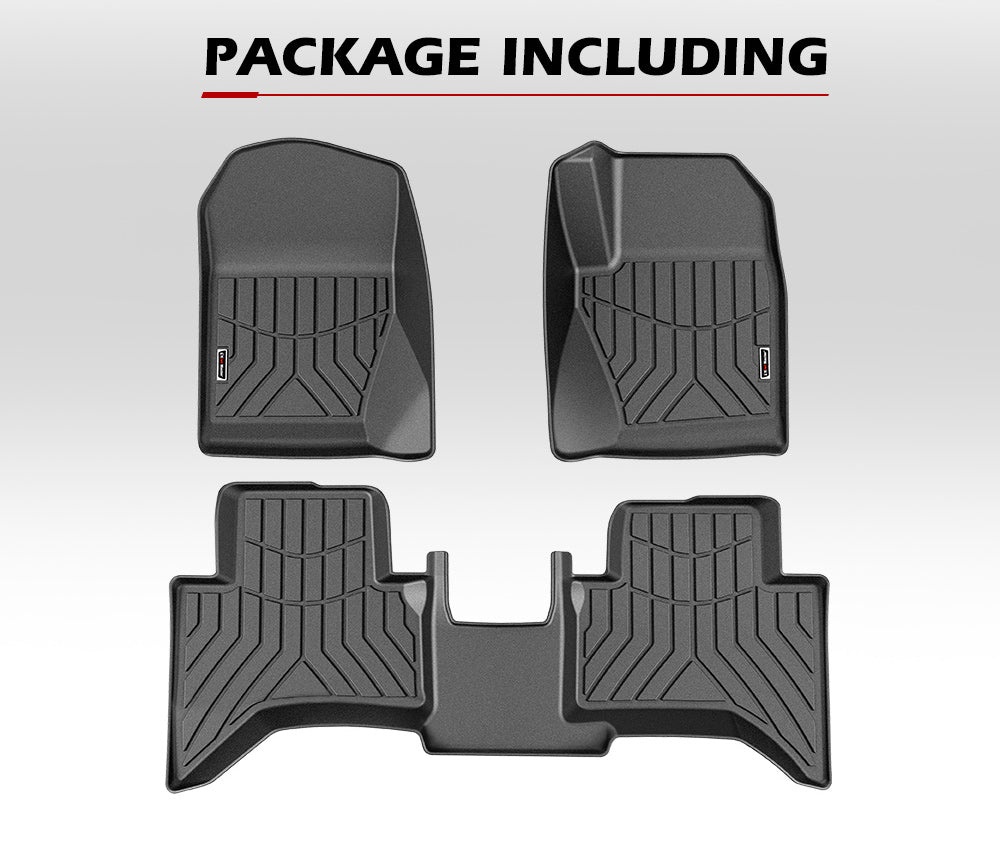 Kiwi Master 3D TPE Car Floor Mats Liner Fit GWM Tank 300 2022+ - Sunyee