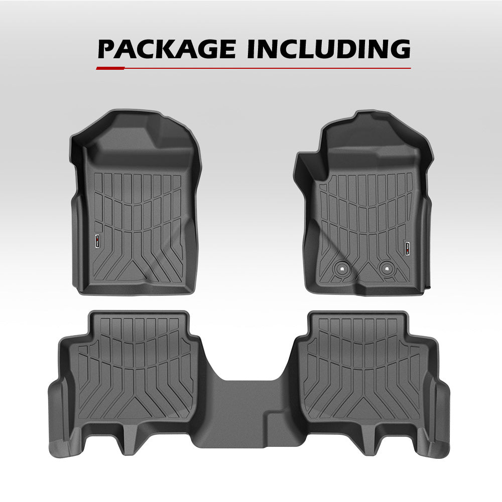Kiwi Master 3D TPE Car Floor Mats Liner Fit Ford Everest 2022+ - Sunyee