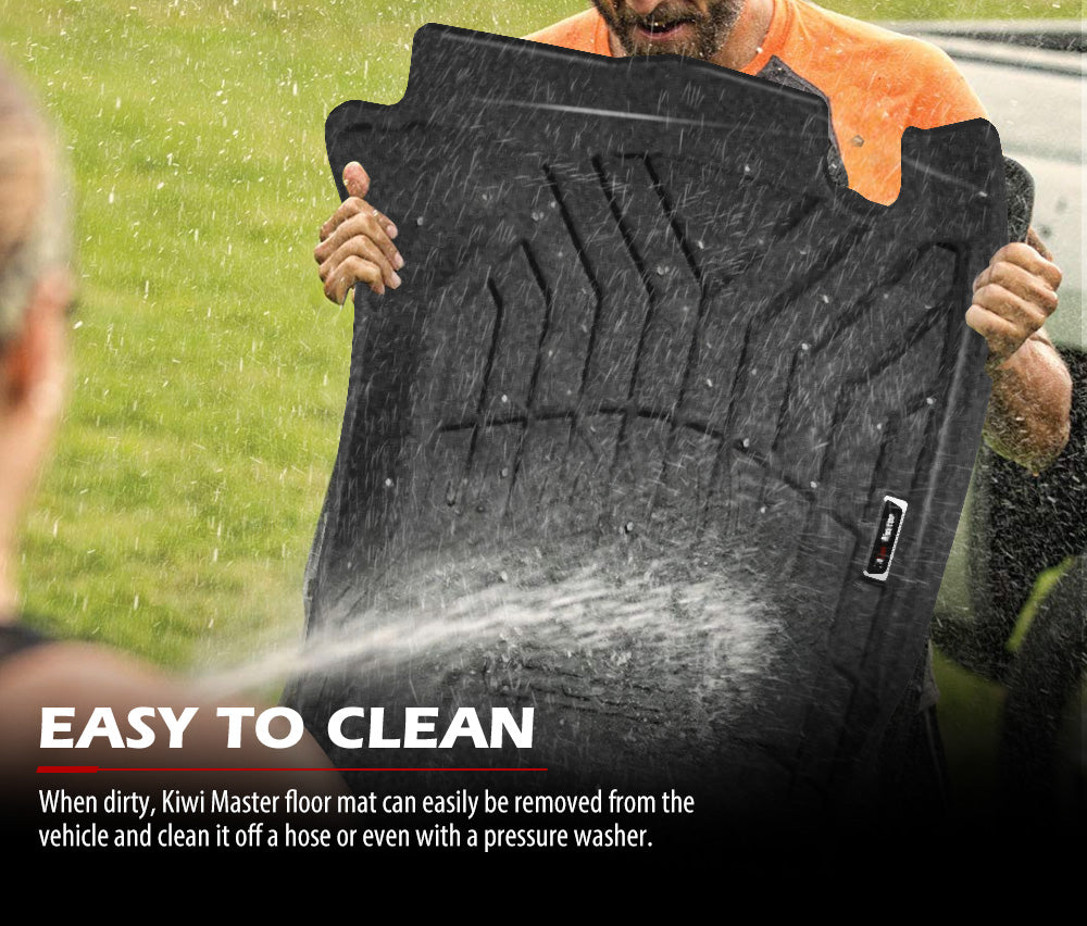 3D TPE Car Floor Mats for Mitsubishi Triton MQ 2015-2018 - Sunyee