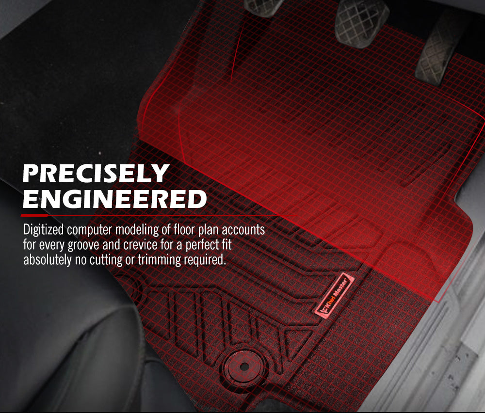 3D TPE Car Floor Mats for VW Amarok 2010 - 2021 - Sunyee