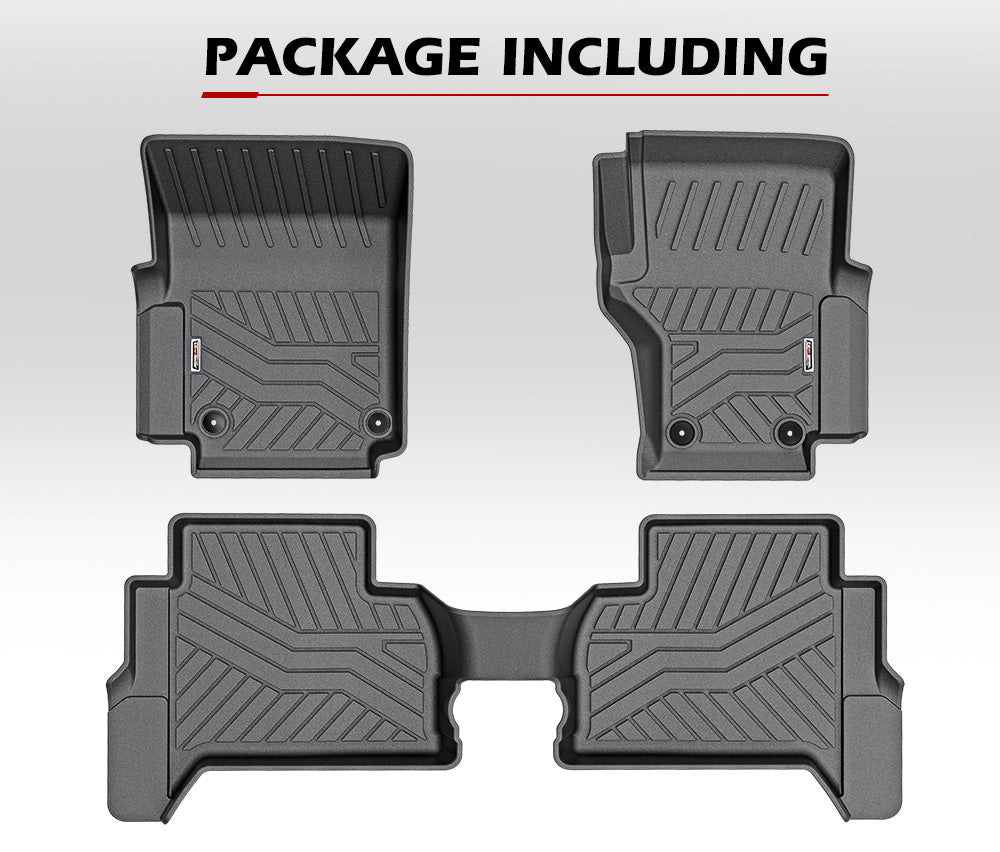 3D TPE Car Floor Mats for VW Amarok 2010 - 2021 - Sunyee