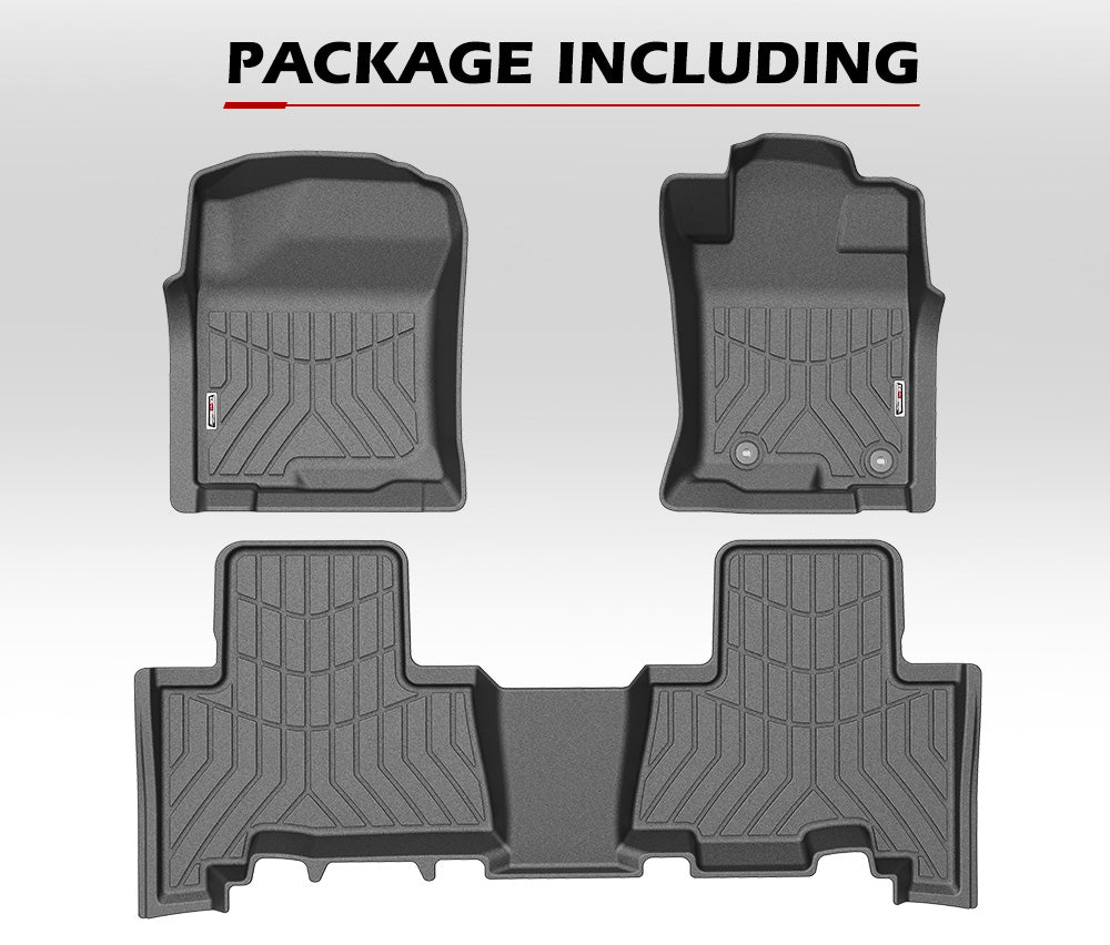 3D TPE Car Floor Mats for Toyota Landcruiser Prado 150 MY 2013-Current (Automatic Transmission Models ONLY) - Sunyee