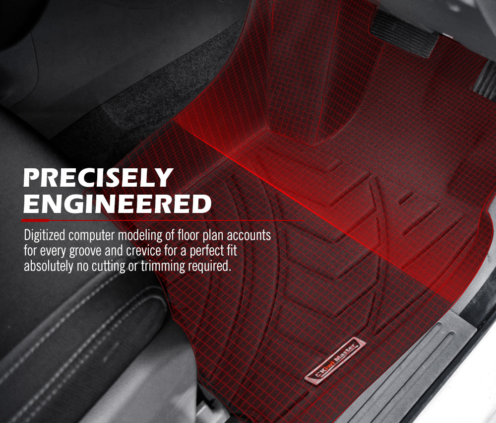 3D TPE Car Floor Mats Fit Ford Ranger Wildtrak Raptor PX PX2 2011-MY2022 - Sunyee